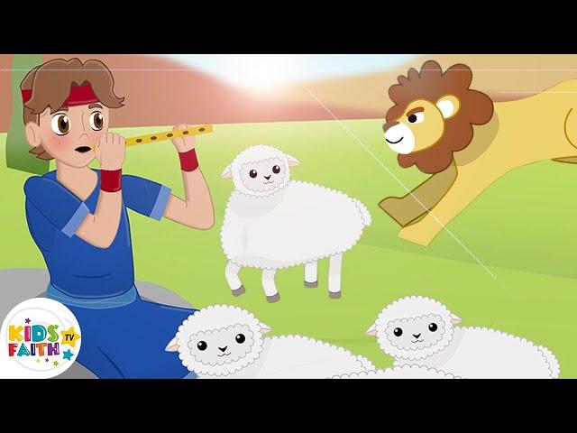 Only A Boy Named David | Christian Songs For Kids | Kids Faith TV