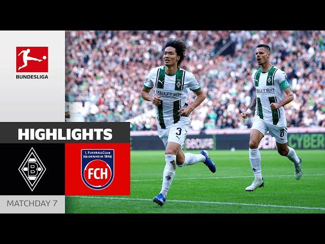 Kleindienst Decides The Game! | Borussia M'gladbach - 1. FC Heidenheim 1846 3-2 | Highlights | MD 7