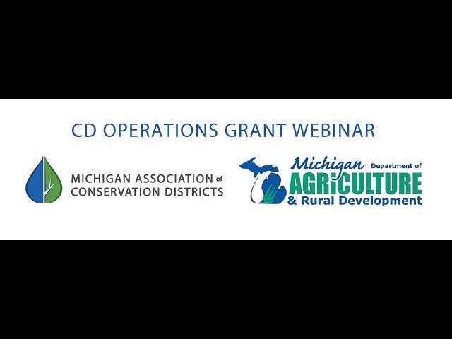 MACD Webinar: MDARD Operations Grant Webinar: Reporting and Use Discussion - April 7th, 2022