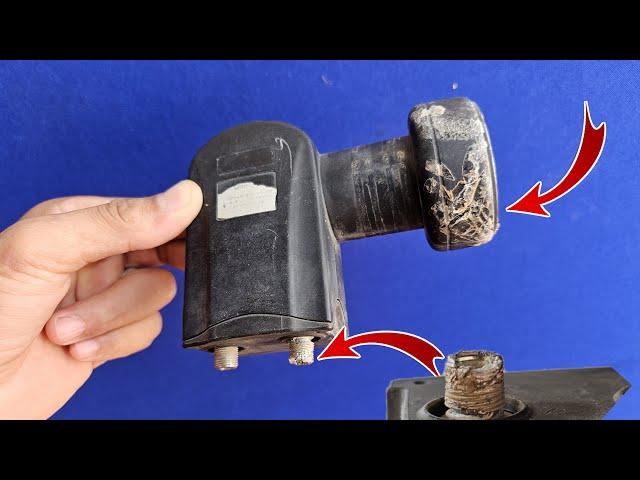 Don't throw away your receiver's original LNB, fix it in seconds