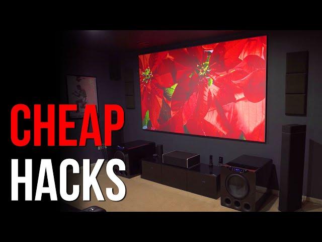 Cheap And Easy Home Theater Hacks