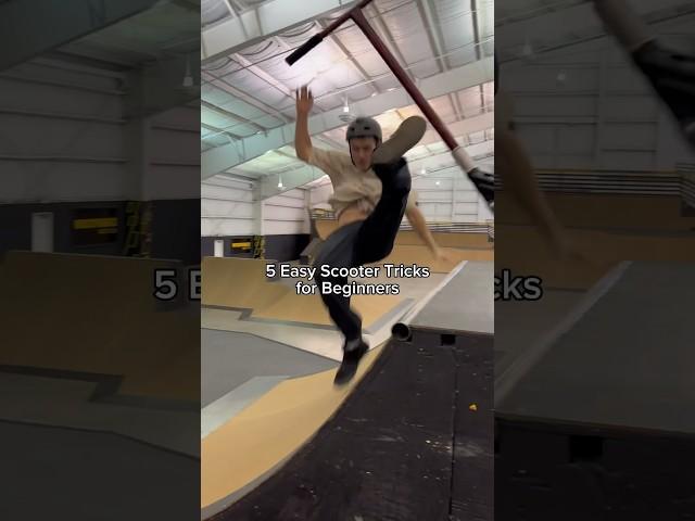 Top 5 Easy Scooter Tricks for Beginners #scootering #skatepark