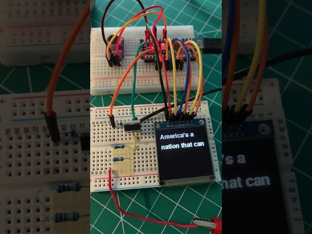 Trying To Transcribe Biden’s Speeches  #electronics #arduino #engineering