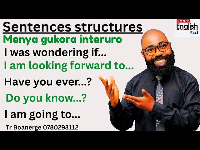 L506: Uko wakora Interuro z'Icyongereza, The Most frequent Structures to help you Speak English