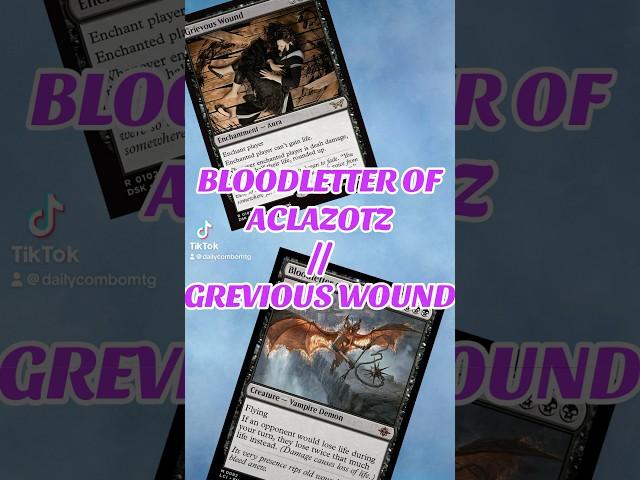 BLOODLETTER OF ACLAZOTZ // GRIEVOUS WOUND COMBO #mtg #mtgedh #mtgcombo #mtgcommunity  #mtgarena