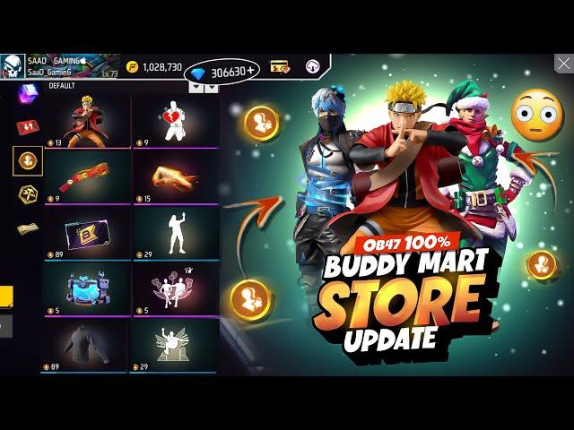 Ob 47 Buddy Mart Store Update Free Fire | Magic Cube Exchange Event Free Fire | Free Fire New Event