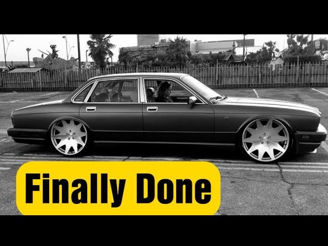 Finally Completed The Wrap On the Jag | Jaguar XJ40 On 22s and bagged |#jaguar #trending #viral