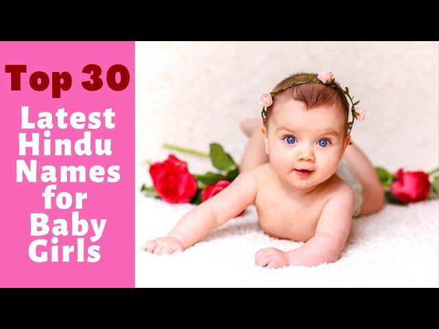 Top 30 Unique Hindu Baby girl names  ||  Rare Hindu baby girl names