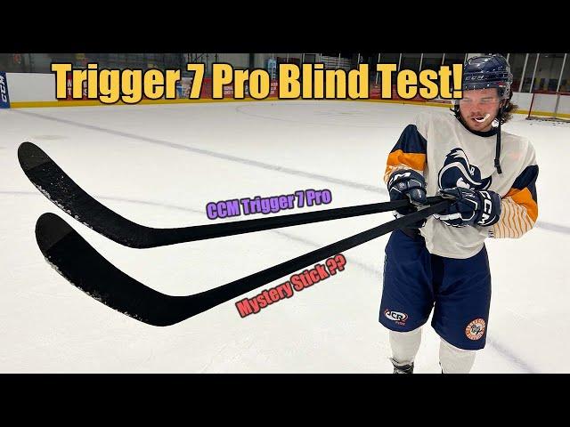 Blind Stick Test CCM Ribcor Trigger 7 Pro vs Trigger 6 Pro* Hockey stick review