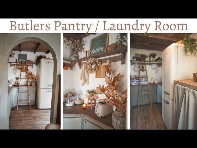 COTTAGE PANTRY + LAUNDRY ROOM MAKEOVER | Creating A Butlers Pantry In Our Laundry Room