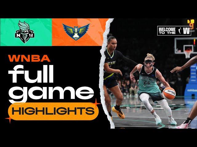 Dallas Wings vs. New York Liberty | FULL GAME HIGHLIGHTS | August 20, 2024