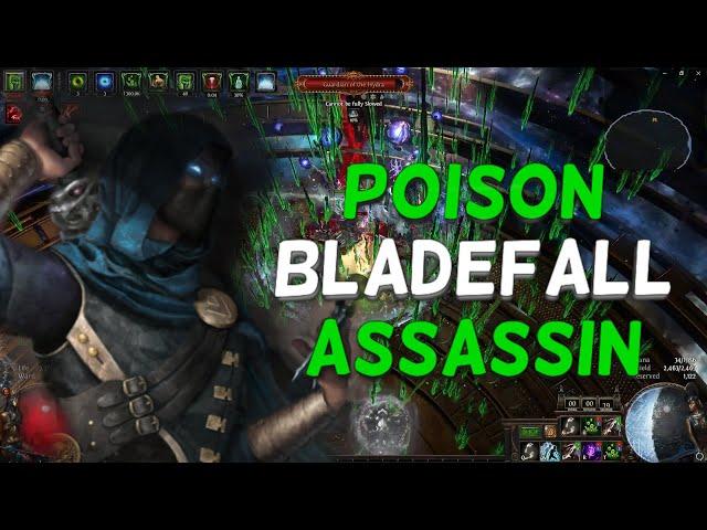 Poison Cast on Crit Bladefall Assassin