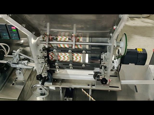 Single paper straw packaging machine