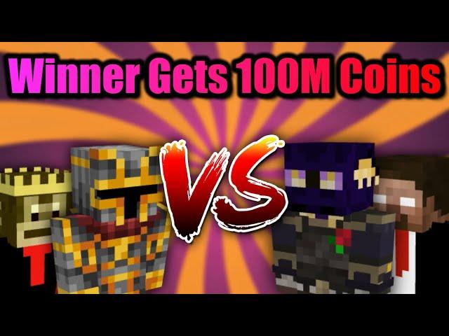 Last Man Standing Wins 100M Hypixel SkyBlock Coins / 500 Subscriber Special