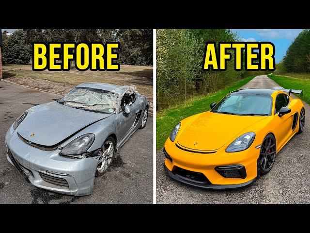 FULL BUILD - REBUILDING A CRASH DAMAGED PORSCHE CAYMAN S