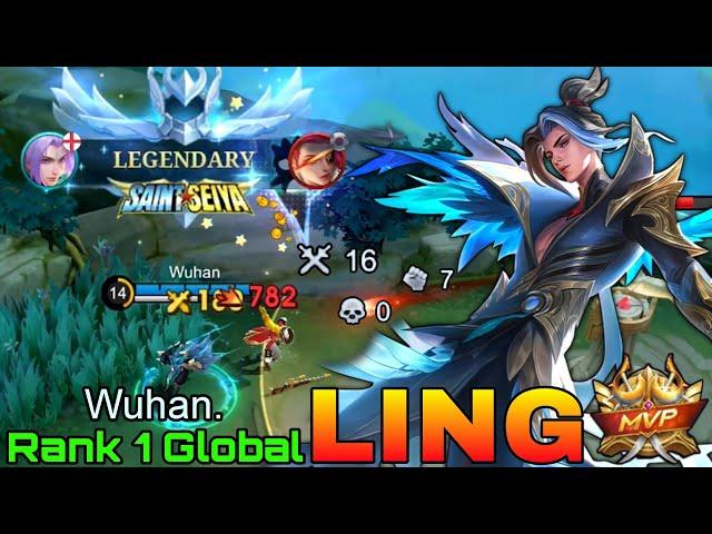 Legendary Ling Perfect Gameplay - Top 1 Global Ling by Wuhan. - Mobile Legends