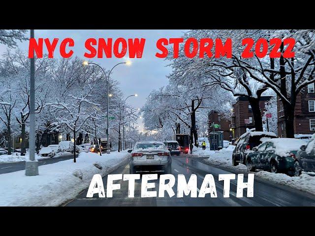 NYC SNOW STORM 2022