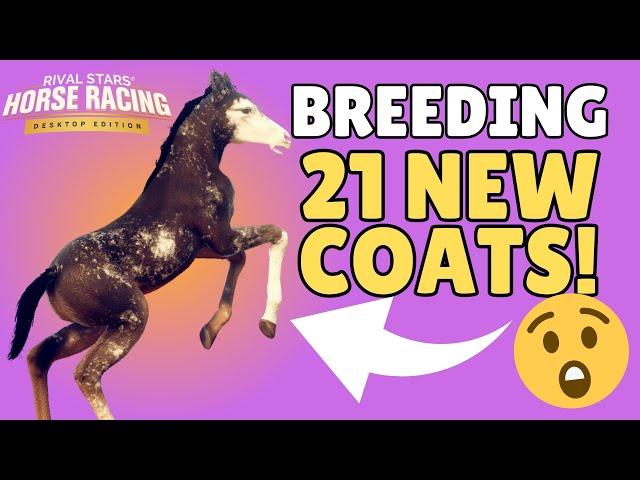 BREEDING LOTS OF FOALS WITH NEW COATS!!! RIVAL STARS HORSE RACING