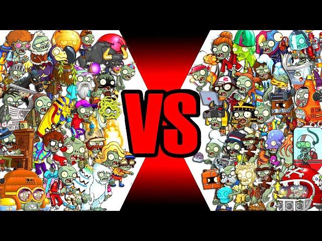 Tournament All Zombies Normal - Who Will Win? - PvZ 2 Zombie Vs ZOmbie