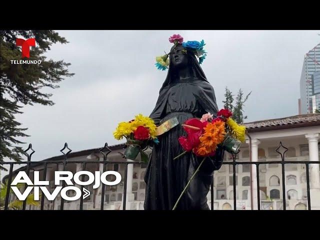 Aseguran que supuestos sicarios rezan a Virgen negra en cementerio de Colombia para pedir milagros