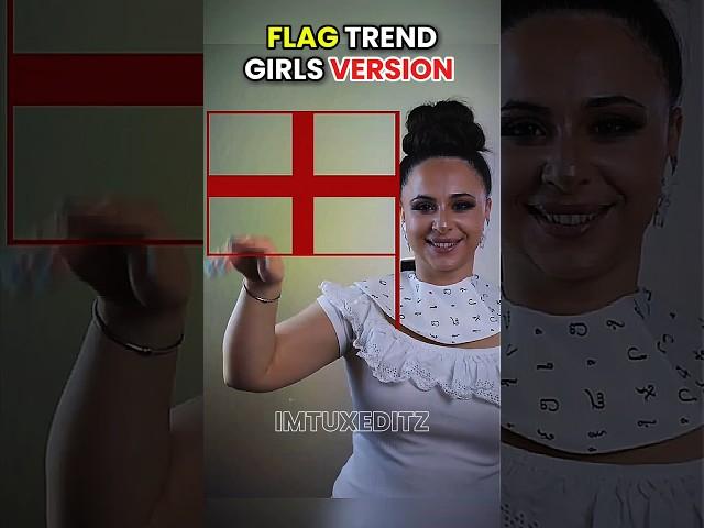 Flag trend girls version 4️ #shorts #edit #trollface