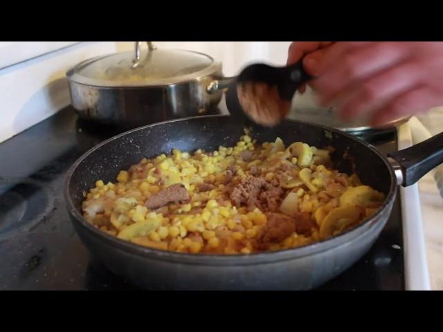 Fried Crookneck Squash & Corn Recipe