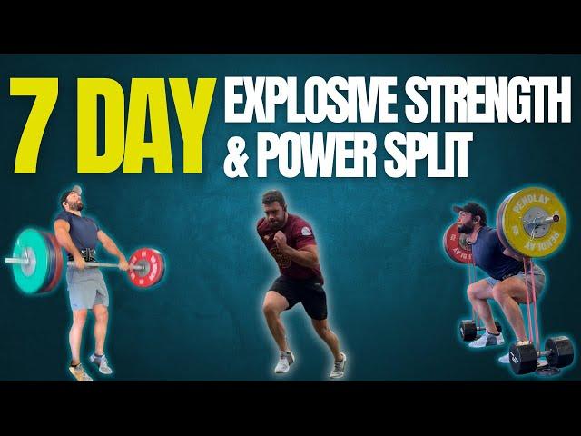 The Best Workout Split For Explosive Strength