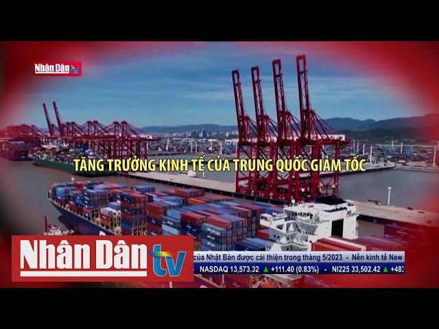 Tăng trưởng kinh tế của Trung Quốc giảm tốc