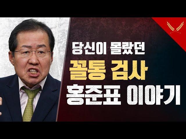 당신이 몰랐던 꼴통 검사 홍준표 이야기 (출처:호밀밭의 우원재)