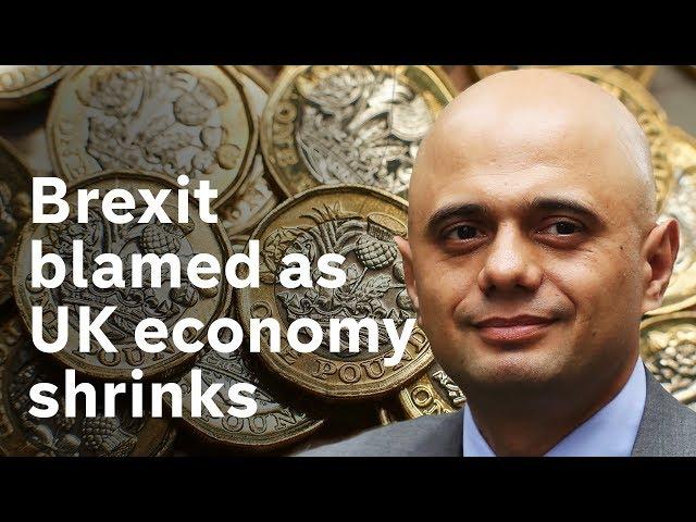 Brexit ‘volatility’ blamed as UK economy shrinks for first time since 2012