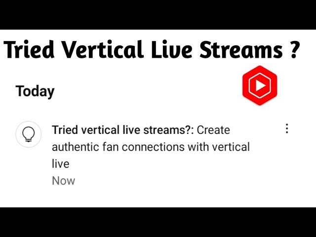 Tried vertical live streams?: Create authentic fan connections with vertical live