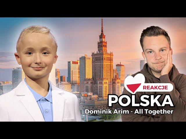 DOBRY CHŁOPAK Z PRZECIĘTNĄ PIOSENKĄ | EUROWIZJA JUNIOR 2024, POLSKA  | Dominik Arim - All Together