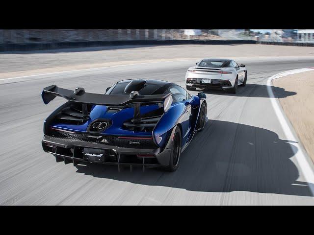 Aston Martin DBS Superleggera vs. McLaren Senna—2019 BDC Hot Lap Matchup