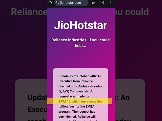 What do you think aboutthis guy approach? #jiohotstar #jio #hotstar #disneyhotstar #jiostudios