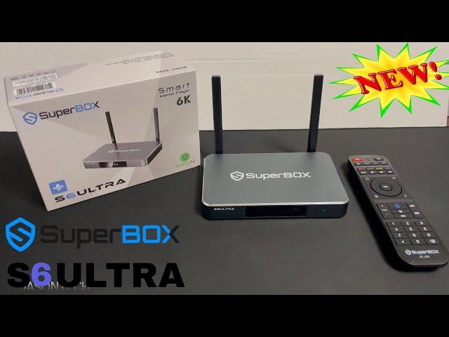 The All NEW Superbox S6 ULTRA Fully Loaded Android Box