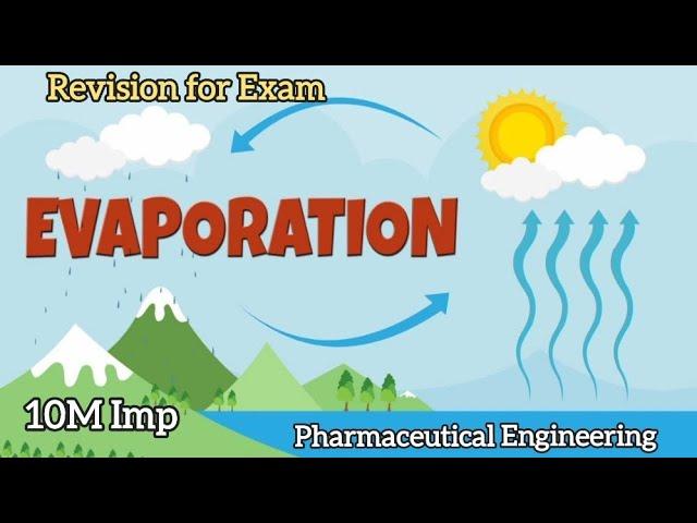 Evaporation | Pharmaceutical Engineering | 10 M IMP @nitaragautam