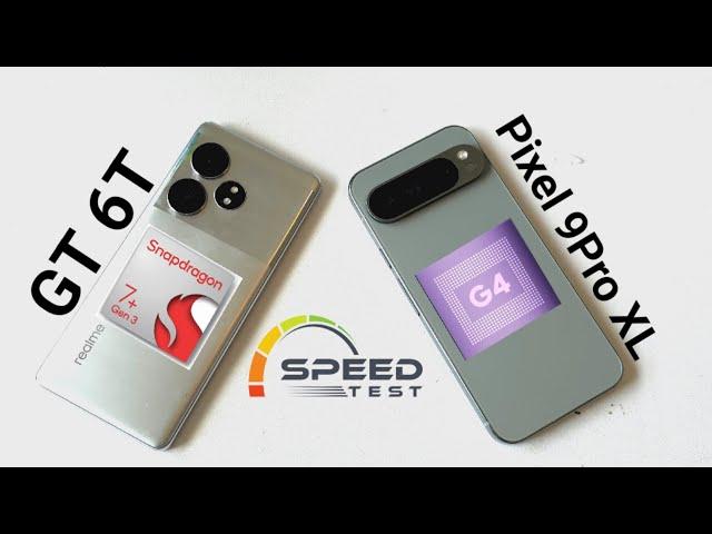 Pixel 9Pro XL vs Realme GT 6T Speedtest Comparison OMG 