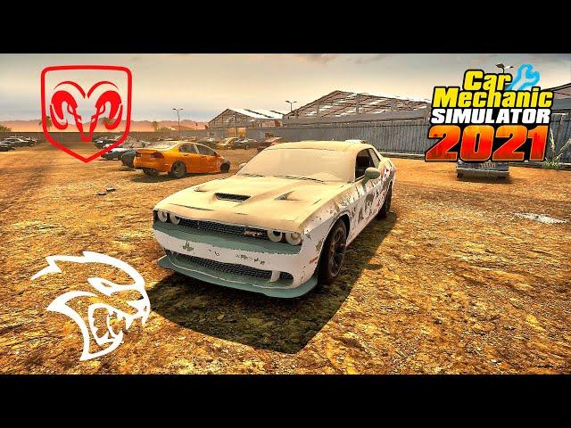 Dodge Challenger SRT Hellcat restoration - Car Mechanic Simulator 2021