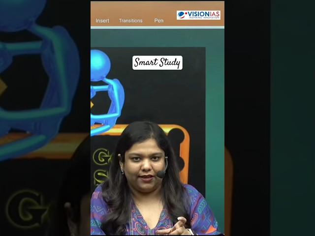 Smart Study is NOT about How LONG You Study.. ft. Smriti Shah Ma'am #shorts  #upsc #ias