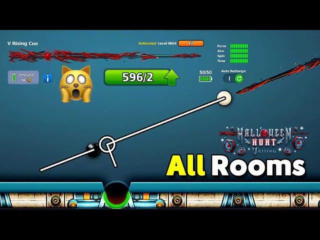 V Rising Cue 596 Upgrade Pieces Level Max  Halloween Hunt Pro 8 ball pool