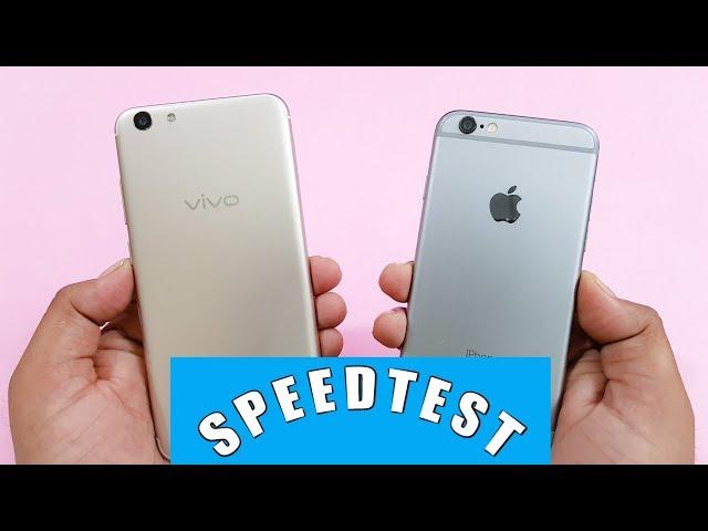 Vivo Y69 vs iPhone 6 Speed Test Comparison | Which is Faster