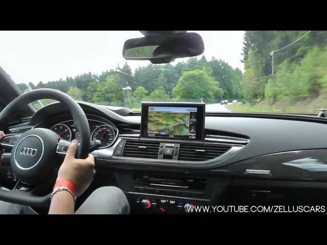 Fast ride in Audi RS7 - Launch control and accelerations !