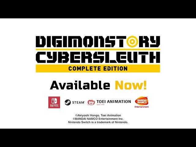 Digimon Story Cyber Sleuth: Complete Edition - Launch Trailer | NSW, PC