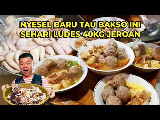 NEMU BAKSO WARUNGNYA MEWAH DI JALAN PERKAMPUNGAN! TIAP HARI LUDES 300 PORSI!