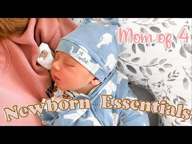 MOM OF 4 NEWBORN ESSENTIALS 2023 | TOP 10 MOST USED NEWBORN PRODUCTS FOR A 0-3 MONTH OLD