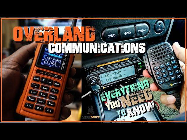 Overland Communications in the Philippines (Hand held & base radios)