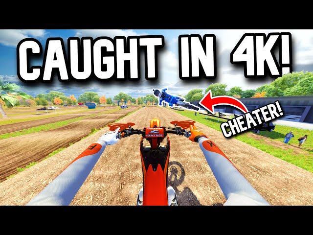 I EXPOSED A CHEATER IN MX BIKES RANKED!