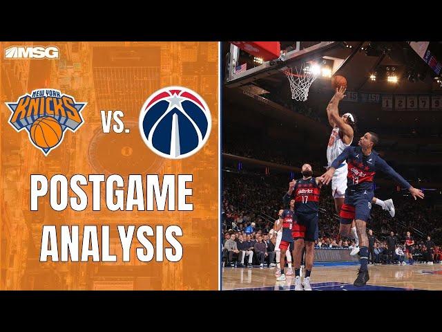 Knicks Confident Win Over Wizards Gives NY First 3 Game Win Streak | New York Knicks