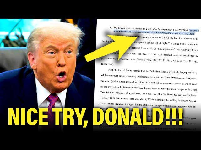 Trump DOJ Makes PANICKED MOVE Amid CONTEMPT THREAT