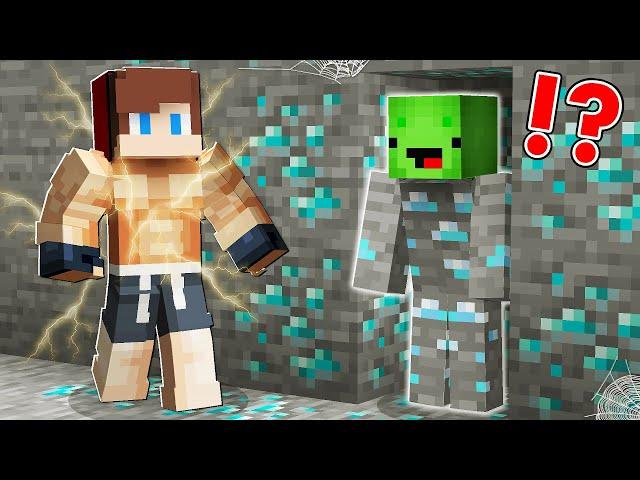 How Mikey Became DIAMOND ORE and Escape from STRONG JJ ? - Minecraft (Maizen)